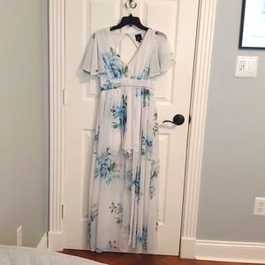 Rompers with maxiskirt